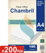 Chambril Opalina A4 180 Grams Matt Inkjet and Laser 200 Sheets 0