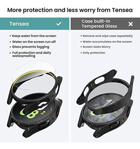 Tensea [44Pack] for Samsung Galaxy Watch 5 2022 & 4 2021 Screen Protector and Case 44mm 2