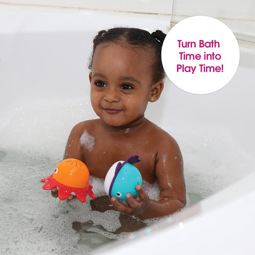 Edushape Tub Buddies, 3 Toys - Toddler Bath Toys Strainers 2