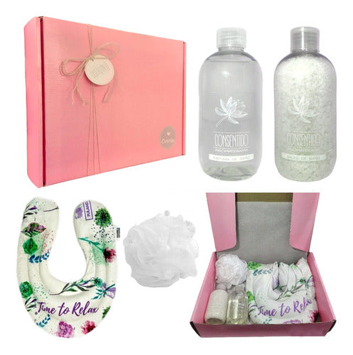 Spa Jasmine Aroma Relaxation Gift Box for Women - Enjoy a Special Moment of Relaxation, Disconnection, and Delight! - Set Kit Caja Regalo Mujer Spa Jazmín Aroma N20 Disfrutalo