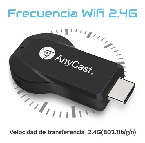 AnyCast Tv Stick M9 Plus Black with 128MB RAM 4