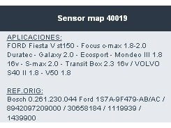 40019 Sensor Map Ford Fiesta Focus Mondeovolvo 0261230044 1