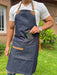 Jean Kitchen Apron Unisex for Grilling and Cooking 27