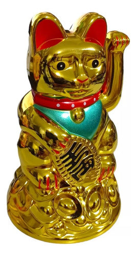 Geko Lucky Golden Fortune Cat Maneki Neko 1