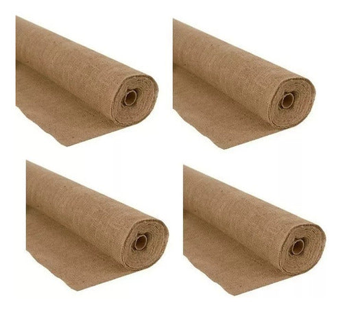 Manteleria Carim Natural 100% Jute Burlap Fabric 50 Meters Super Offer 0