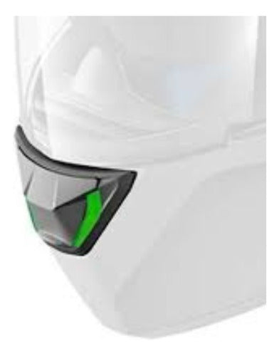 Shark Tapa Ventilacion Frontal Led Green Casco Skwal Ve5451 1