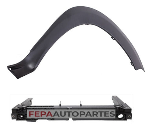 Renault Moldura Fender Guardabarro Delantero Duster 11 / 14 0