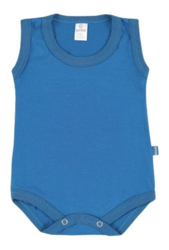 Pack of 6 Wholesale Baby Cotton Plain Sleeveless Body by Gamisé 5-7 7