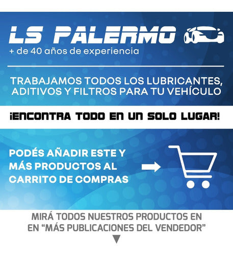 YPF Kit 4 Litros Aceite 10w40 Y Filtros Toyota Corolla Desde 12 4