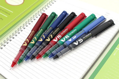 Pilot Hi Tecpoint V5 V7 Roller Pen with 4 Cartridges 3