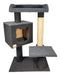 Cat Tower Scratcher Gym Large Model with Moses in Polar Soft by Helena.Cats 0