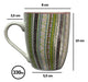 Pettish Jarro Mug Taza Conica Hoja 300 Cc Café Ceramica 6