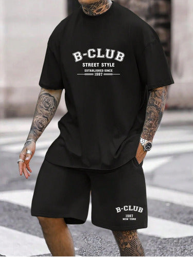 Premium Cotton Oversize T-shirt and Shorts Set for Men 20