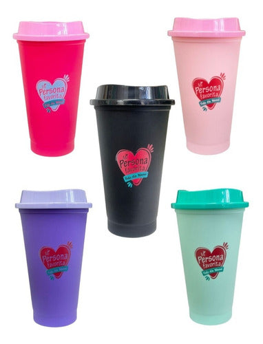 Reusable Mother's Day Gift Souvenir Designs Pastel Colors Starbucks Style Cup 4
