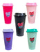Reusable Mother's Day Gift Souvenir Designs Pastel Colors Starbucks Style Cup 4