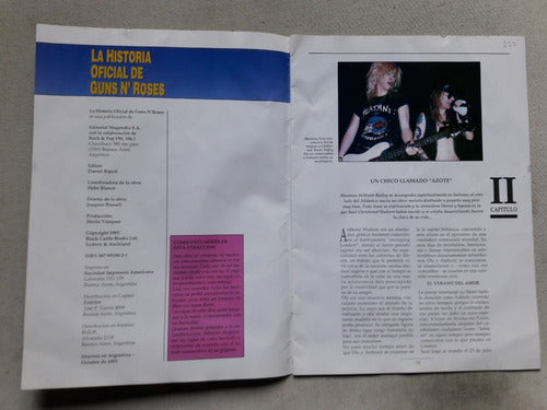 Revista La Historia Oficial De Guns N' Roses Nº 2 - Año 1993 1