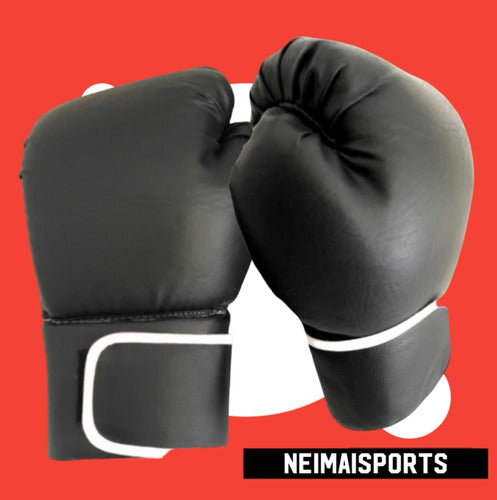 Neimai Sports Boxing Gloves 12/14 Oz. MMA Kick PU National 3