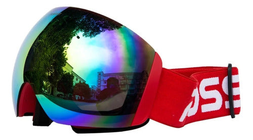Possbay Ski/Snowboard Goggles with Case - UV Protection, Anti-Fog, Adjustable Strap 10