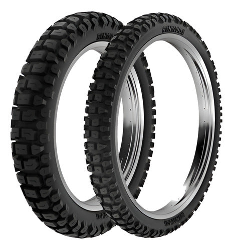 Rinaldi RT36 Motorcycle Tire Kit 120/80-18 And 90/90-21 0