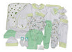 Complete Baby Layette Set - 17 Cotton Pieces with Towel 2