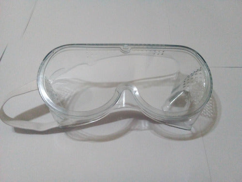 Flexible Silicone Transparent Safety Goggles x 12 Units 1