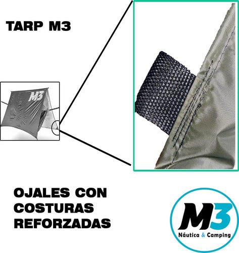 M3® Tarp Overhang for Hammock Tent 3x3 - Official Store 25