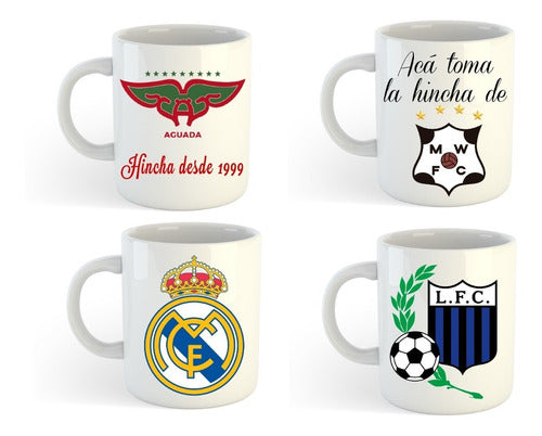 Creazioni Tazas Jarros Regalos Personalizado Equipos Fútbol Basketball 0