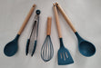 Premium Set Utensilios Cocina Silicona X 12 U. Completo. Color Azul 5