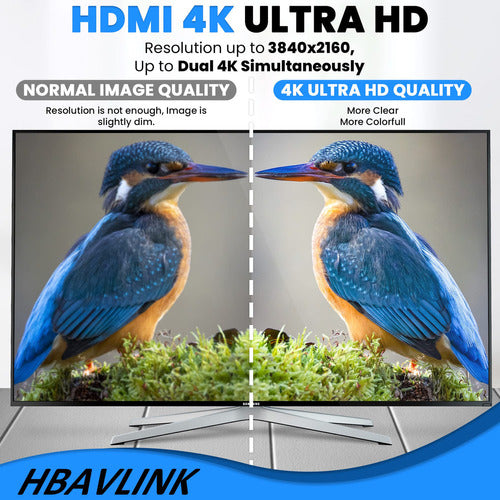 HBAVLINK Dual USB C to HDMI Adapter for Dual Monitors 3