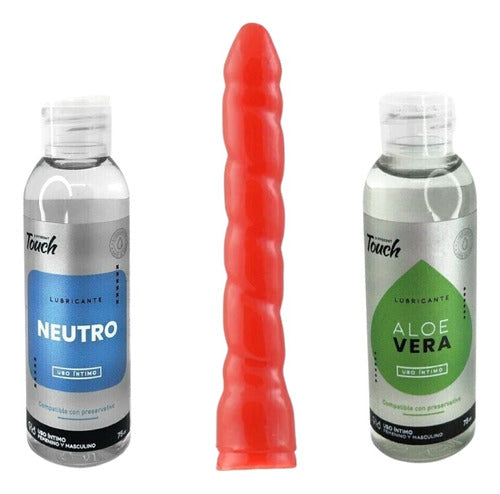 Different Touch Gel Intimo Lubricante 125 Cc X2 Neutro + Dilatador Exclusivo 0