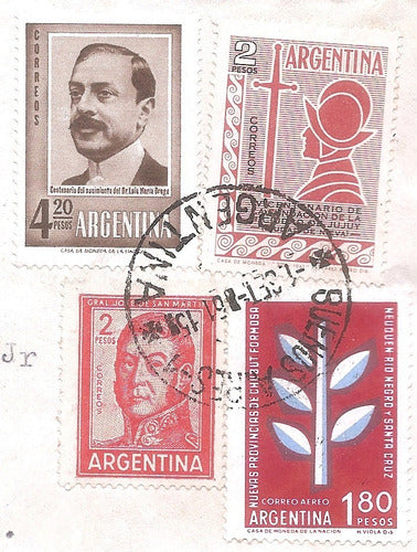 Argentina 1961  Sobre Circulado  Numero  141 1