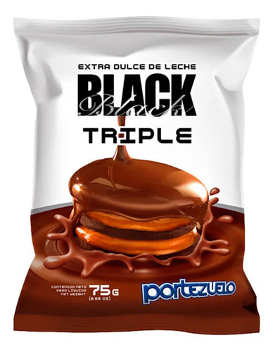 Portezuelo Alfajor Black 3 Deseos X12 Suchinasa 0