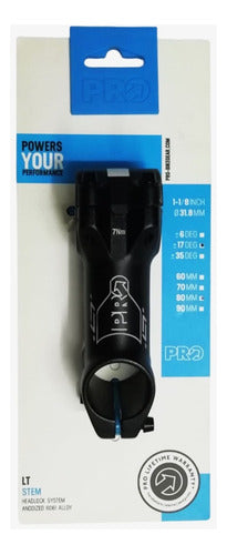 PRO Stem LT PRSS0323 80mm 31.8 +/-17º - Equino Bike 0