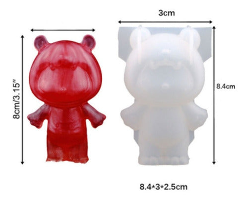 Candy-Ho Silicone Mold for Epoxy Resin Ali The Fox Candle Soap 1