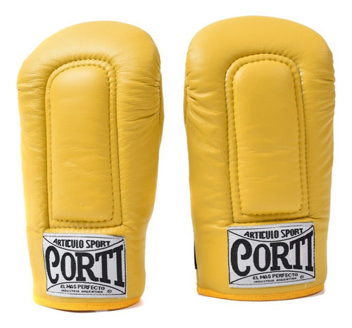 Corti Boxing Bag Gloves Size 4 Original Cow Leather 7