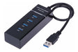 Huayt 4 En 1 Usb C Hub, Adaptador Usb C Con 4 Puertos Usb 1