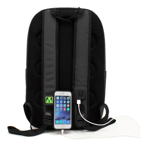 Mochila Notebook 15  C/powerbank 4000 Mah Medge - Tecnobox 2