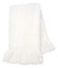 Lambs & Ivy Signature White Ruffled Lux Minky/jersey Chevron 0