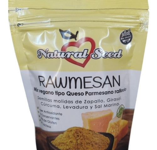 Rawmesan Vegan Cheese-Style Grated Cheese Natural Seed 150g 0