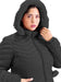 Women's Plus Size Long Jacket Hooded Warm Waterproof 25