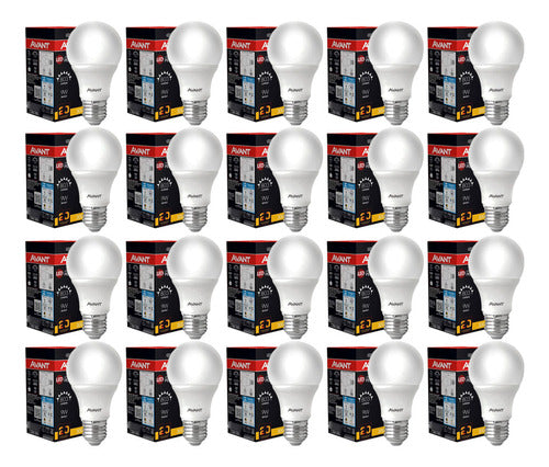 Kit 20 Lâmpada Pera Led 9w Branco Quente Casa Comércio Avant 0