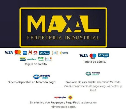 MAXAL Malla Para Colocacion De Yeso Fibra De Vidrio 5×5mm 1 X 2,5m 4