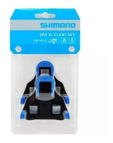 Taco Pedal Clip Shimano Sm-sh12 Azul Speed Pedal Original 0