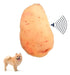 SHOPFINITY Realistic Potato Plush Toy Set X2 with Squeak Sound for Pets 1