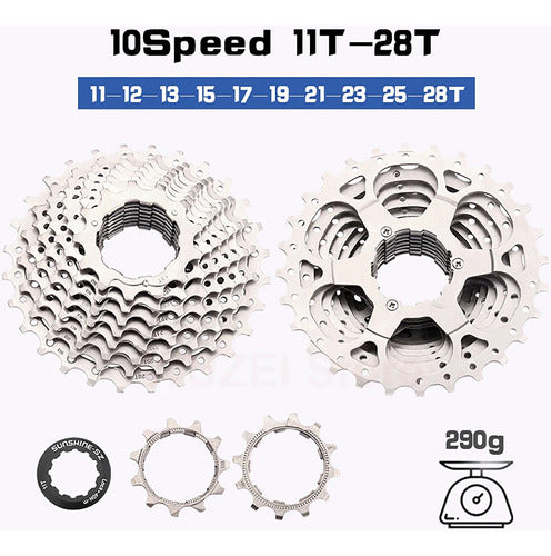 Sunshine Cassette 10s 11-28 for Road Bike - Sportpo 1