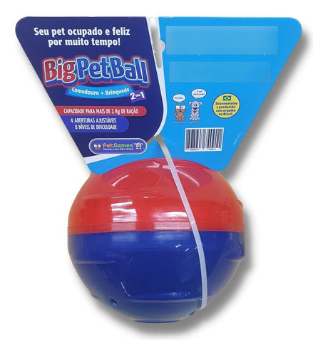 Pet Games Big Pet Ball - Comedouro Lento Para Cachorro Tam G 1