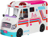 Conjunto Ambulância Resgate Da Barbie Luz E Som Mattel Hkt79 0