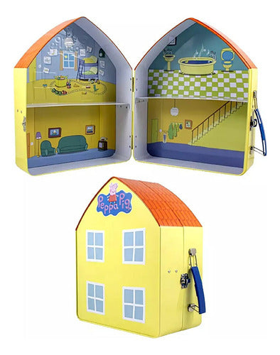 Peppa Pig House (Clarín) with Storage Box + Book 1