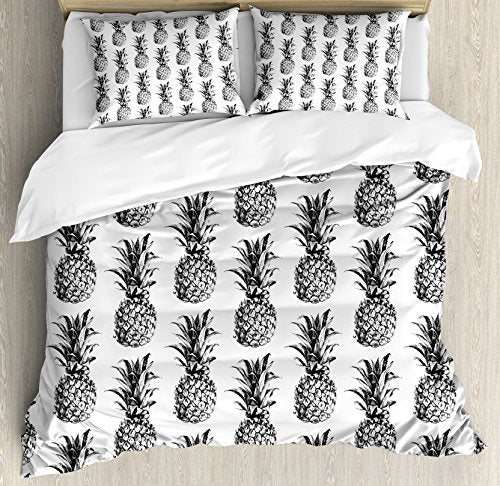 Ambesonne Pineapple Funda Nórdica Con Colgante King Size Art 0