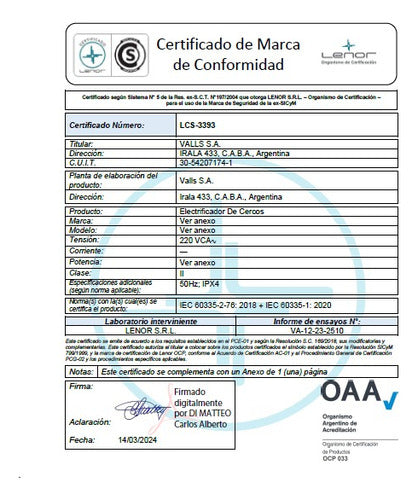 Picana Electrificador De Alambrados E4010 Mini 220 - 20 Km 6